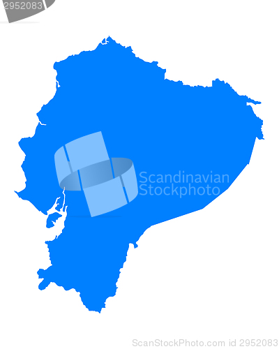 Image of Map of Ecuador
