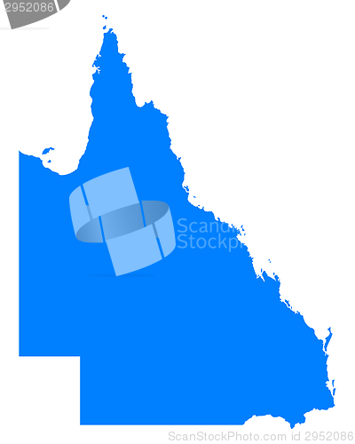 Image of Map of Queensland