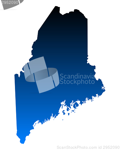 Image of Map of Maine