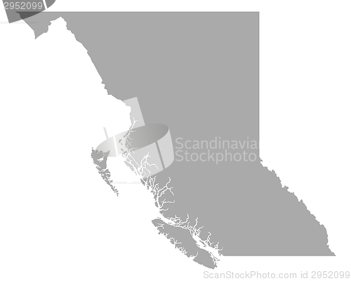 Image of Map of British Columbia
