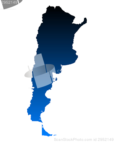 Image of Map of Argentina