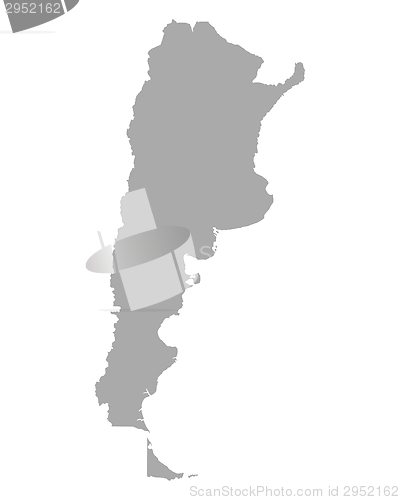 Image of Map of Argentina