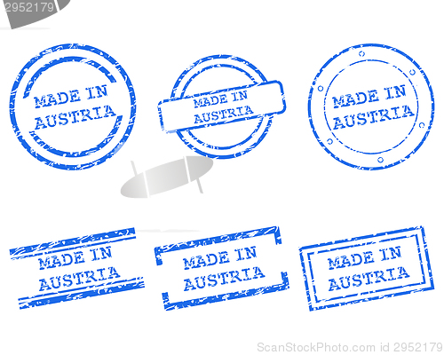 Image of Made in Austria stamps
