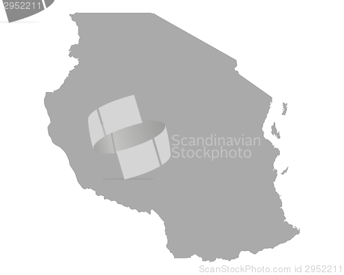 Image of Map of Tanzania