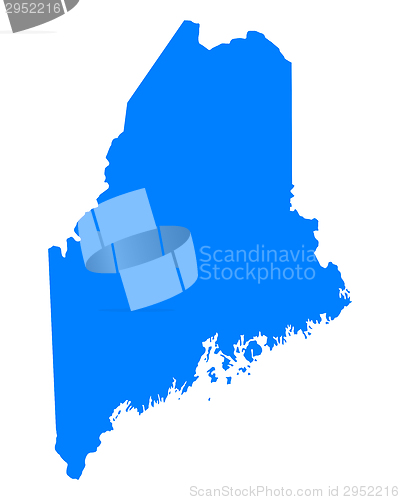 Image of Map of Maine