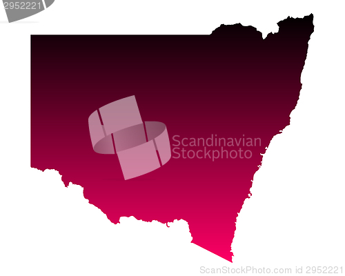 Image of Map of New South Wales