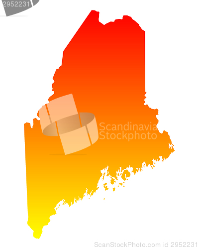 Image of Map of Maine