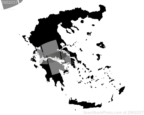 Image of Map of Greece