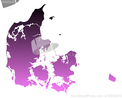 Image of Map of Denmark