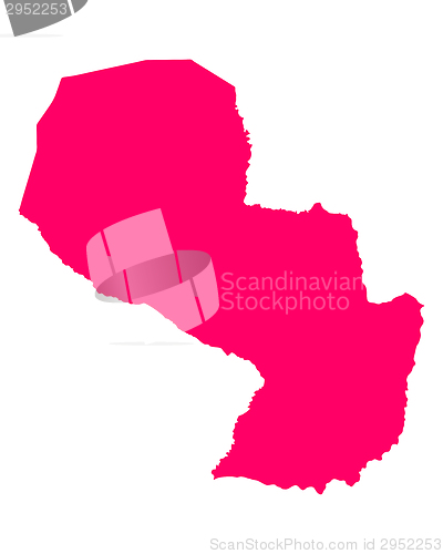 Image of Map of Paraguay