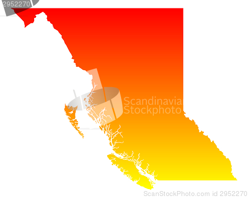 Image of Map of British Columbia