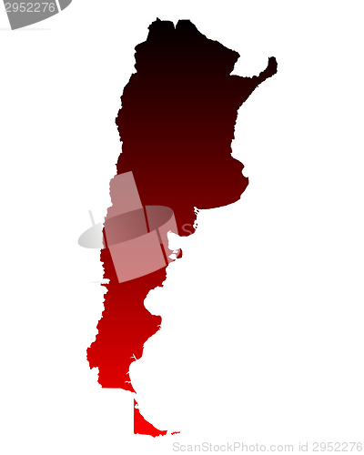 Image of Map of Argentina