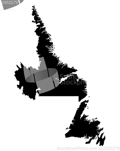 Image of Map of Newfoundland and Labrador