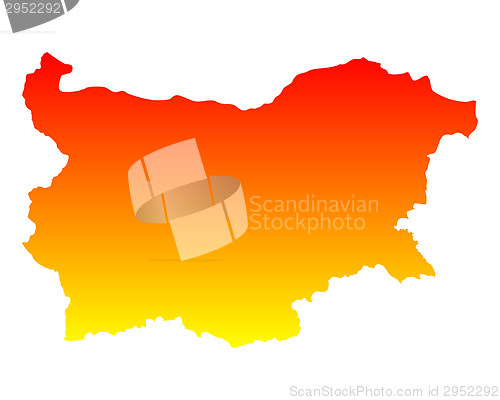 Image of Map of Bulgaria