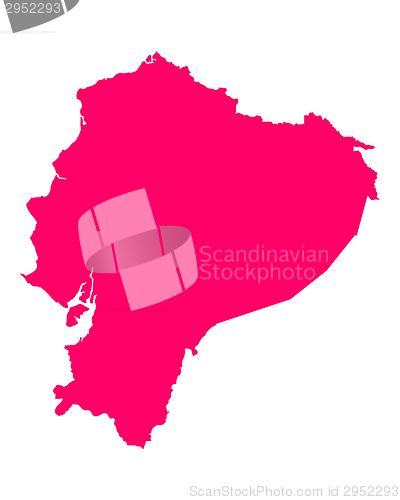 Image of Map of Ecuador