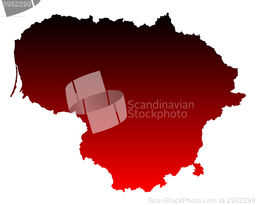 Image of Map of Lithuania