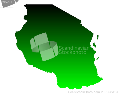 Image of Map of Tanzania