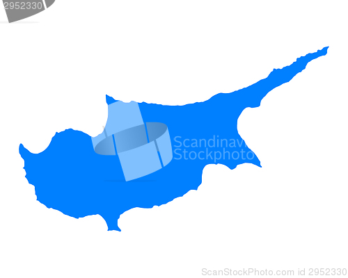 Image of Map of Cyprus