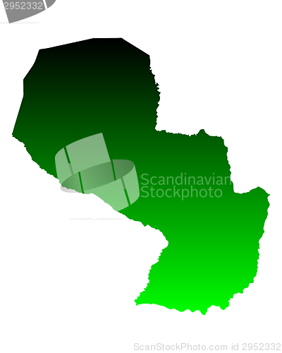 Image of Map of Paraguay