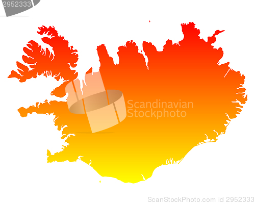 Image of Map of Iceland
