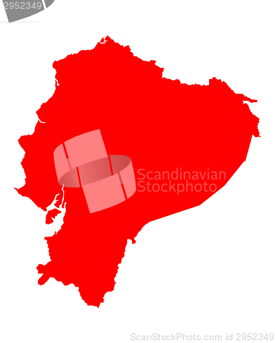 Image of Map of Ecuador
