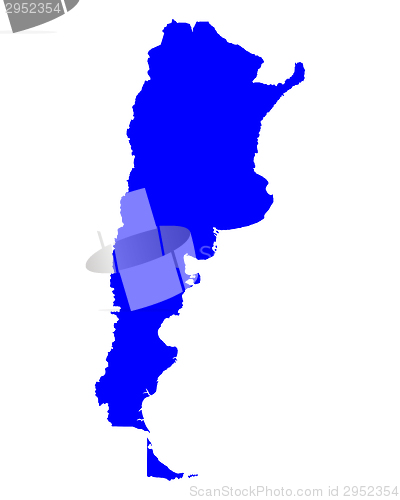 Image of Map of Argentina