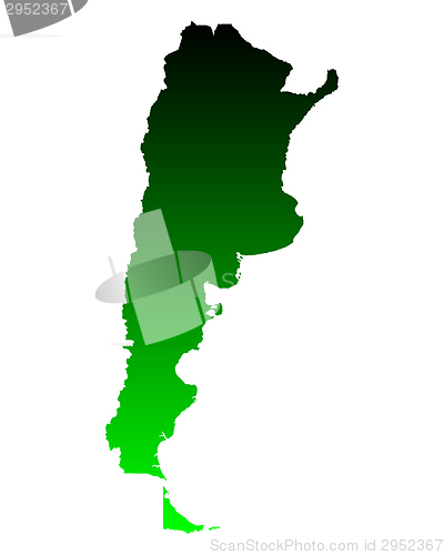 Image of Map of Argentina