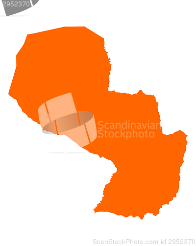 Image of Map of Paraguay