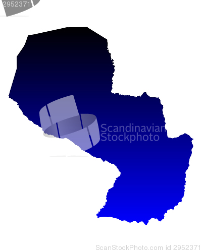 Image of Map of Paraguay
