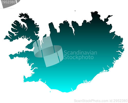 Image of Map of Iceland