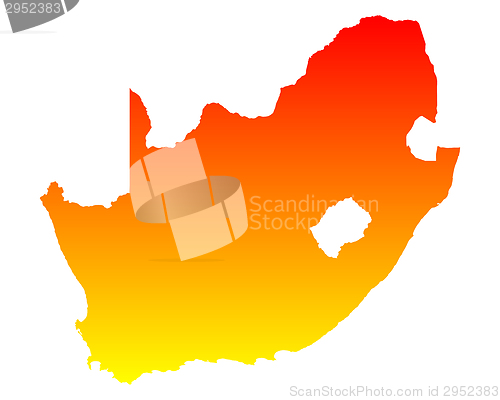 Image of Map of South Africa