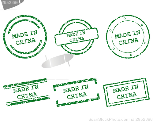 Image of Made in China stamps