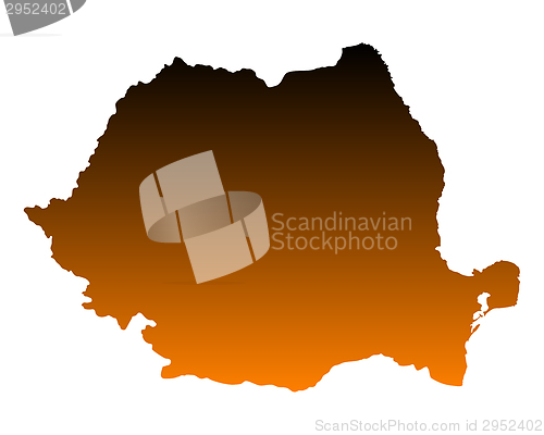 Image of Map of Romania