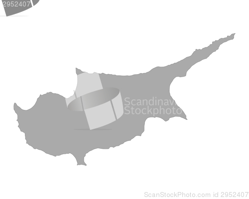Image of Map of Cyprus