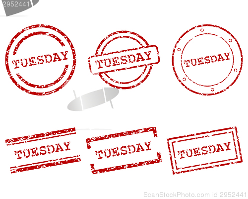 Image of Tuesday stamps