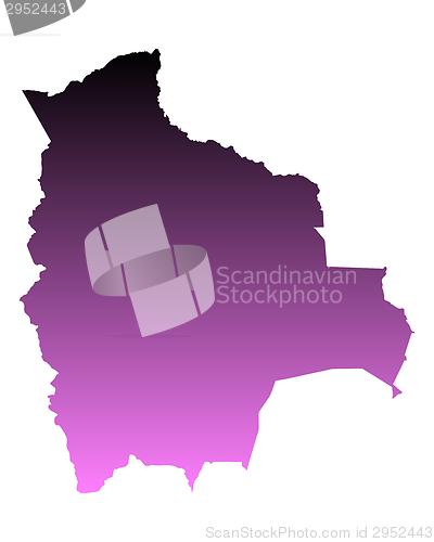 Image of Map of Bolivia