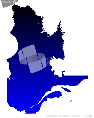 Image of Map of Quebec