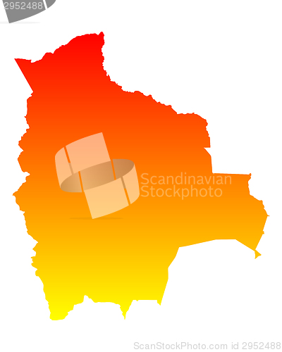 Image of Map of Bolivia