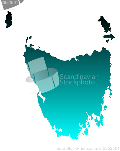 Image of Map of Tasmania