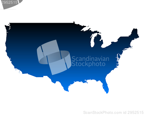 Image of Map of USA