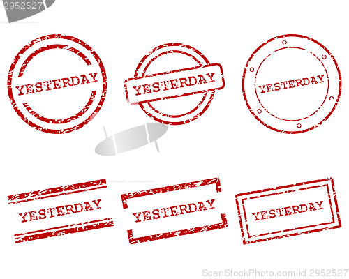 Image of Yesterday stamps