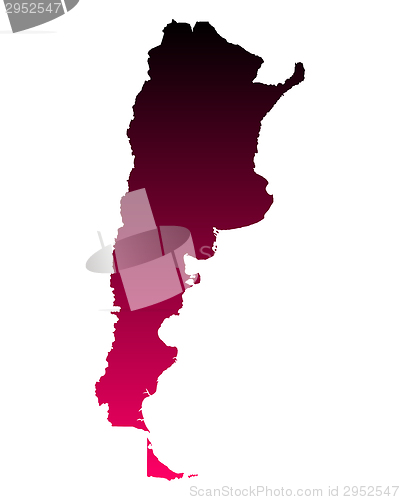 Image of Map of Argentina