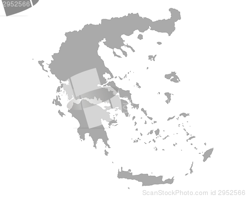 Image of Map of Greece