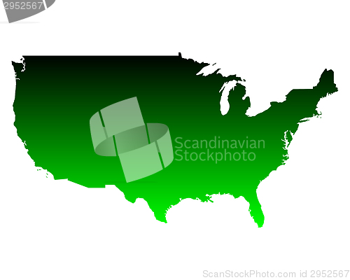 Image of Map of USA