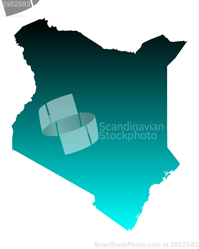 Image of Map of Kenya