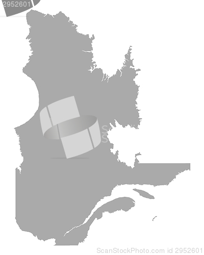 Image of Map of Quebec