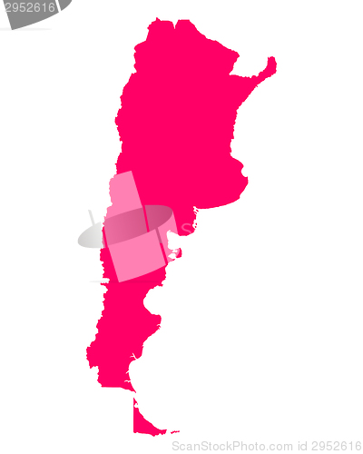 Image of Map of Argentina