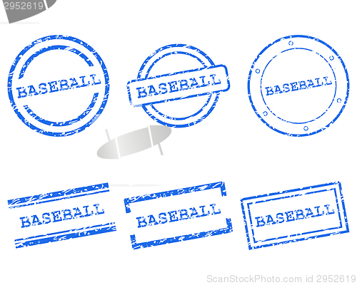 Image of Baseball stamps