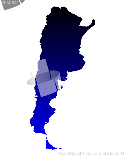 Image of Map of Argentina