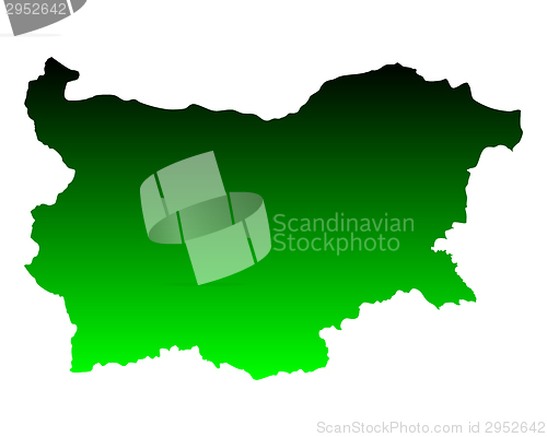 Image of Map of Bulgaria